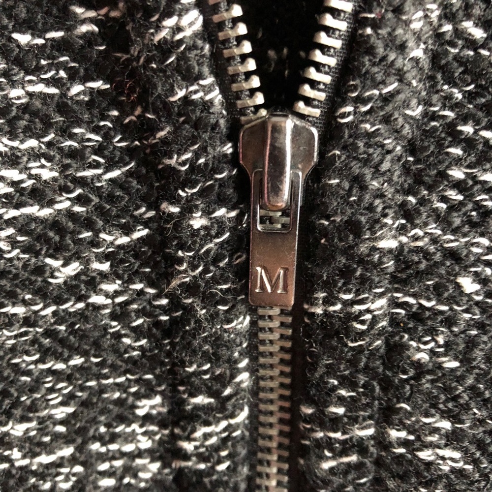 Maison Scotch Hoodie Size Small Black Heathered Lurex - Picture 9 of 11